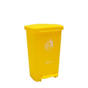Plastic Dustbin Yellow