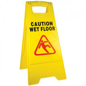 Wet floor Sign