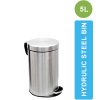 ASD-07-5L Stainless Steel Dustbin with Pedal