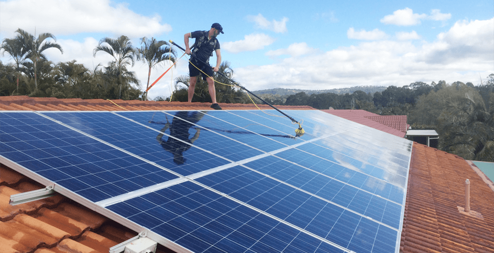 solarpanel cleaning